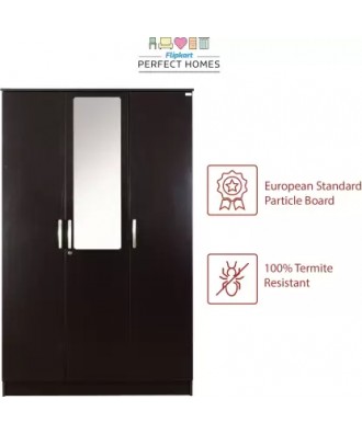 Flipkart perfect homes Julian Engineered wood 3 Door wardrobe