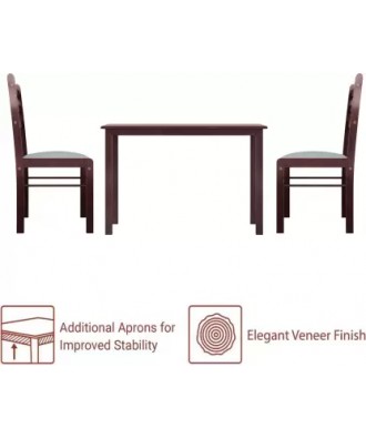 Flipkart perfect homes Capri solid wood 4 seater Dining set