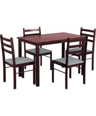 Flipkart perfect homes Capri solid wood 4 seater Dining set