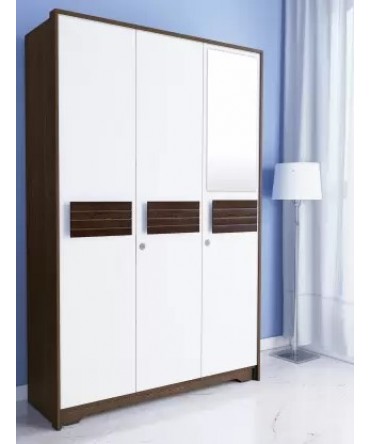 CARLTON LONDON Engineered Wood 4 door wardrobe