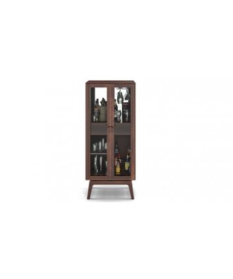 Boisdale bar cabinet (walnut finish)