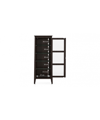 Satori modern solid wood display unit (American walnut finish)