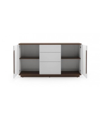 Baltoro Engineered Wood Sideboard In White Finish