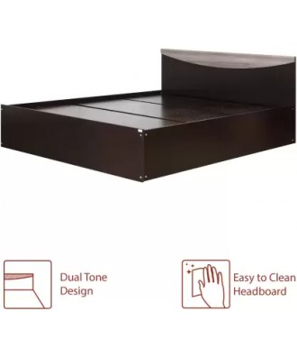 Flipkart perfect homes carol Engineered wood Queen bed