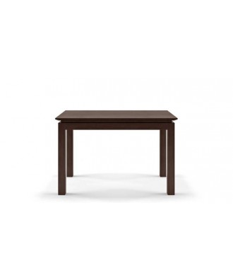 Diner 4 Seater Dining Table In Dark Walnut Finish