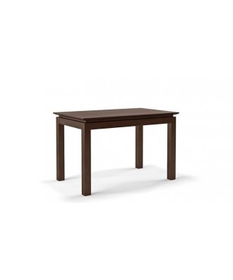 Diner 4 Seater Dining Table In Dark Walnut Finish