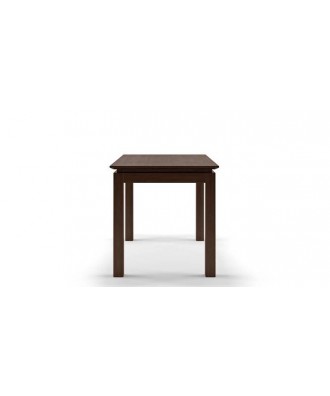 Diner 4 Seater Dining Table In Dark Walnut Finish