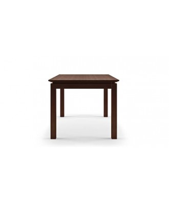 Diner 6 Seater Dining Table In Dark Walnut Finish