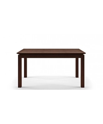 Diner 6 Seater Dining Table In Dark Walnut Finish