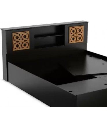 Flipkart Perfect Homes Rhapsody Engineered Wood Queen Box Bed