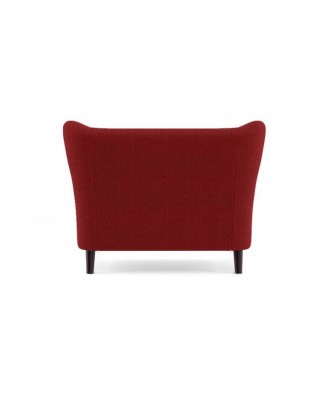 Frida 2 Seater Fabric Loveseat in Salsa Red Colour